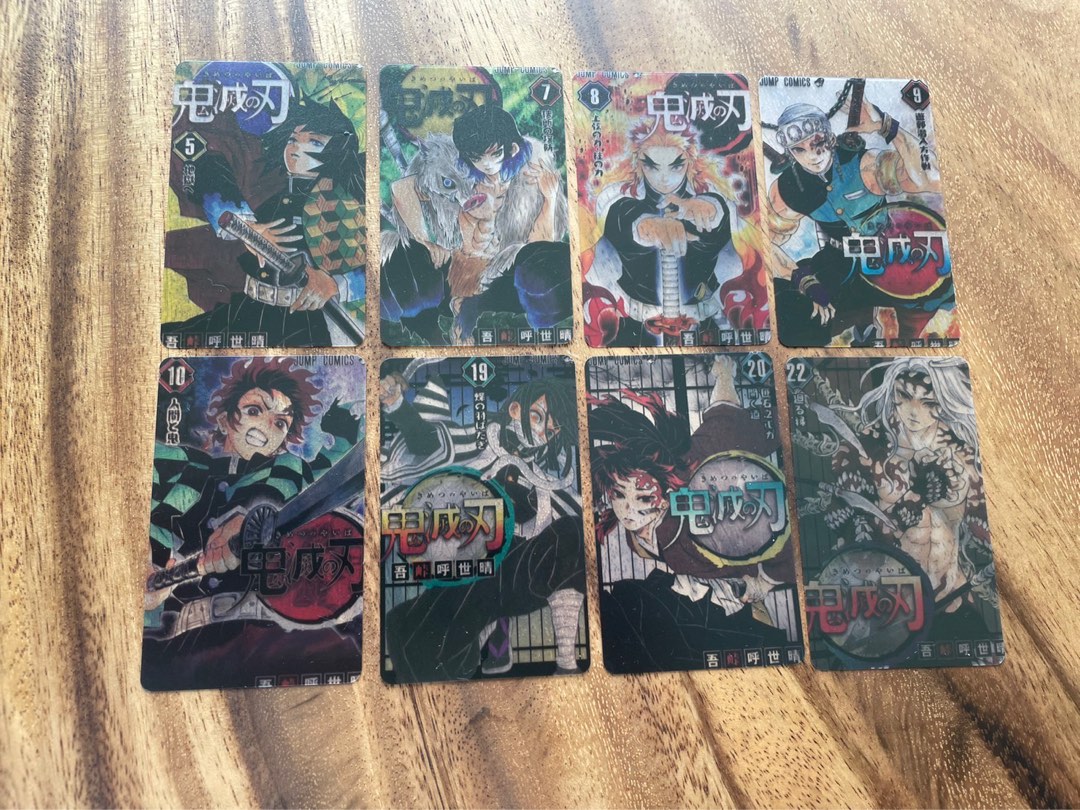 Demon Slayer Bookmarks ( 8 Bookmarks ) Hobbies Toys Memorabilia