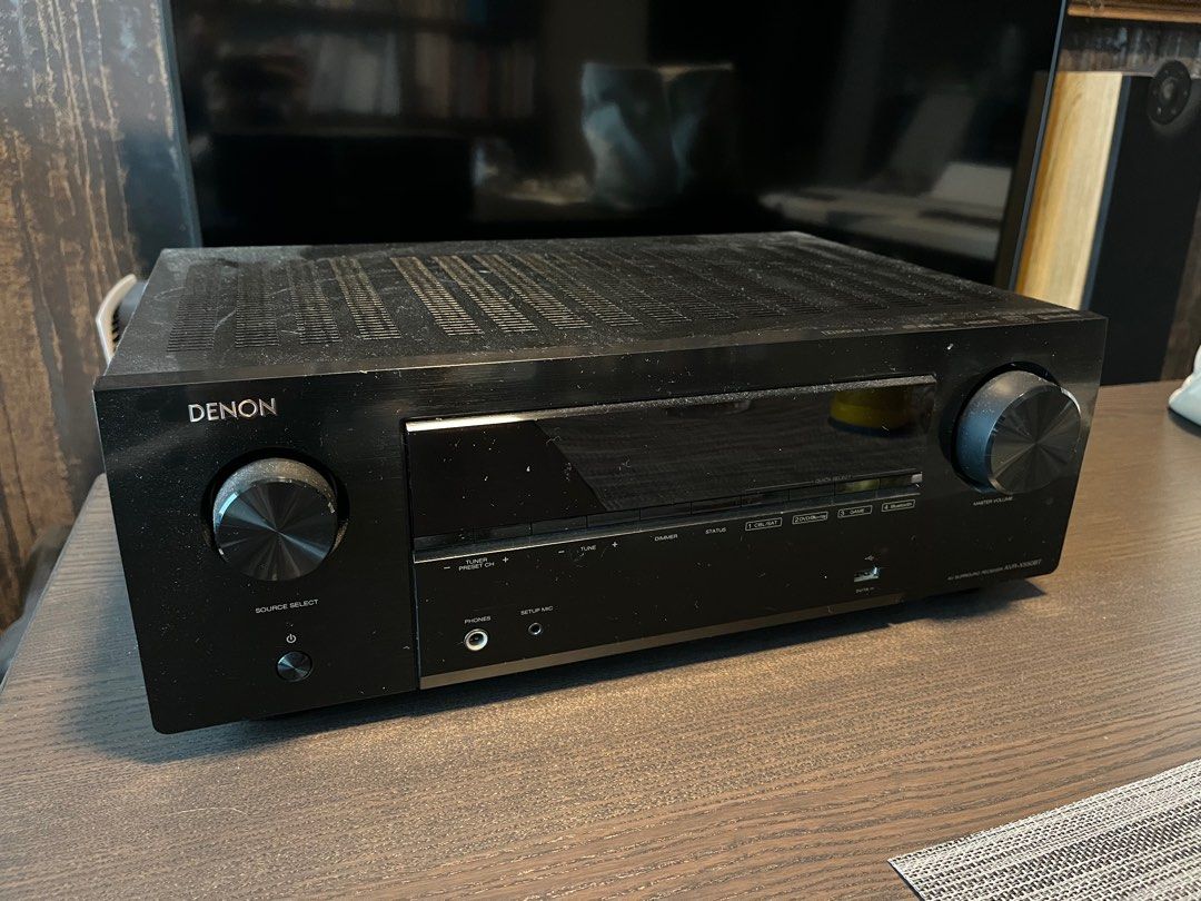 Denon 擴音機Amplifier AV Receiver (AVR-X550BT), 音響器材