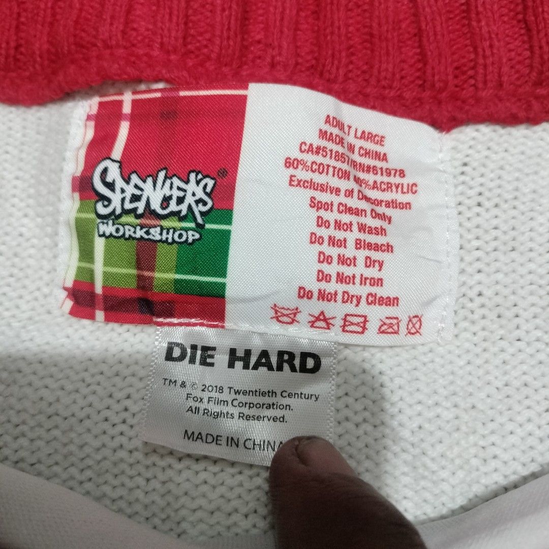 DIE HARD KNITTED SWEATER Men s Fashion Tops Sets Tshirts