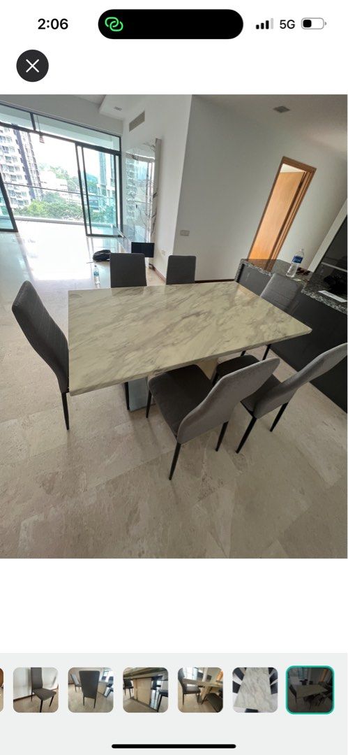 Dining table set (Category: Tables & Sets) located in Singapore. Submitted by joey0728joey (Listing ID 1258600867, Image 1). Description: .