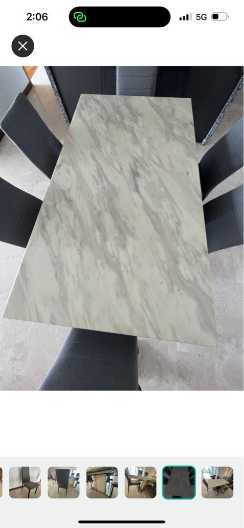 Dining table set (Category: Tables & Sets) located in Singapore. Submitted by joey0728joey (Listing ID 1258600867, Image 2). Description: .