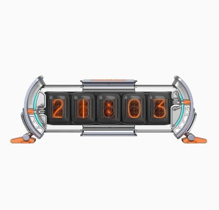 Divoom Times Gate - Cyberpunk Gaming Setup Digital Clock with Smart APP  Control, WiFi Connect, RGB LED Display, Personalized Dashboard, Pixel Art  for