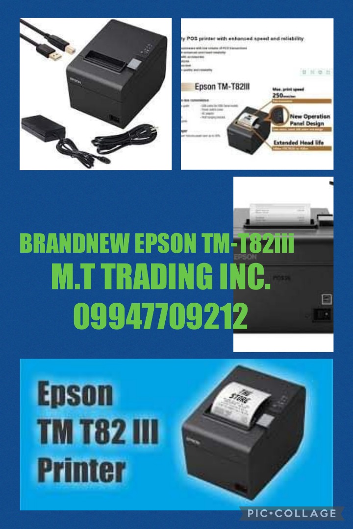Epson Thermal Printer Tmt82iii Usb and Lan port, Computers & Tech
