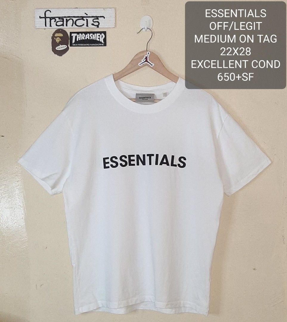 ESSENTIALS X FOG, Men's Fashion, Tops & Sets, Tshirts & Polo Shirts on ...