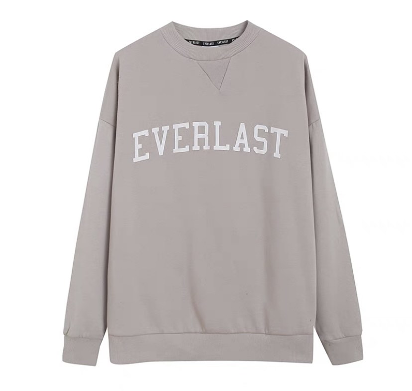 EVERLAST beige sweater, Men's Fashion, Tops & Sets, Hoodies on Carousell