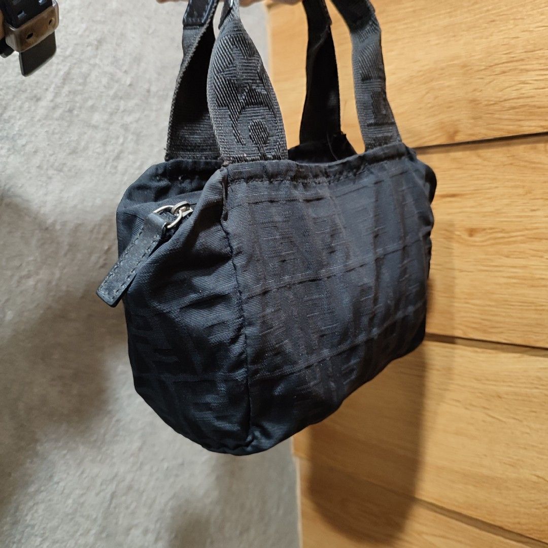 Fendi Black FF mono mini Pochette (Category: Luxury Bags & Wallets) located in Taytay. Submitted by highendmnl (Listing ID 1258708391, Image 2). Description: Fendi Black mono Mini Pochette pm for more details.