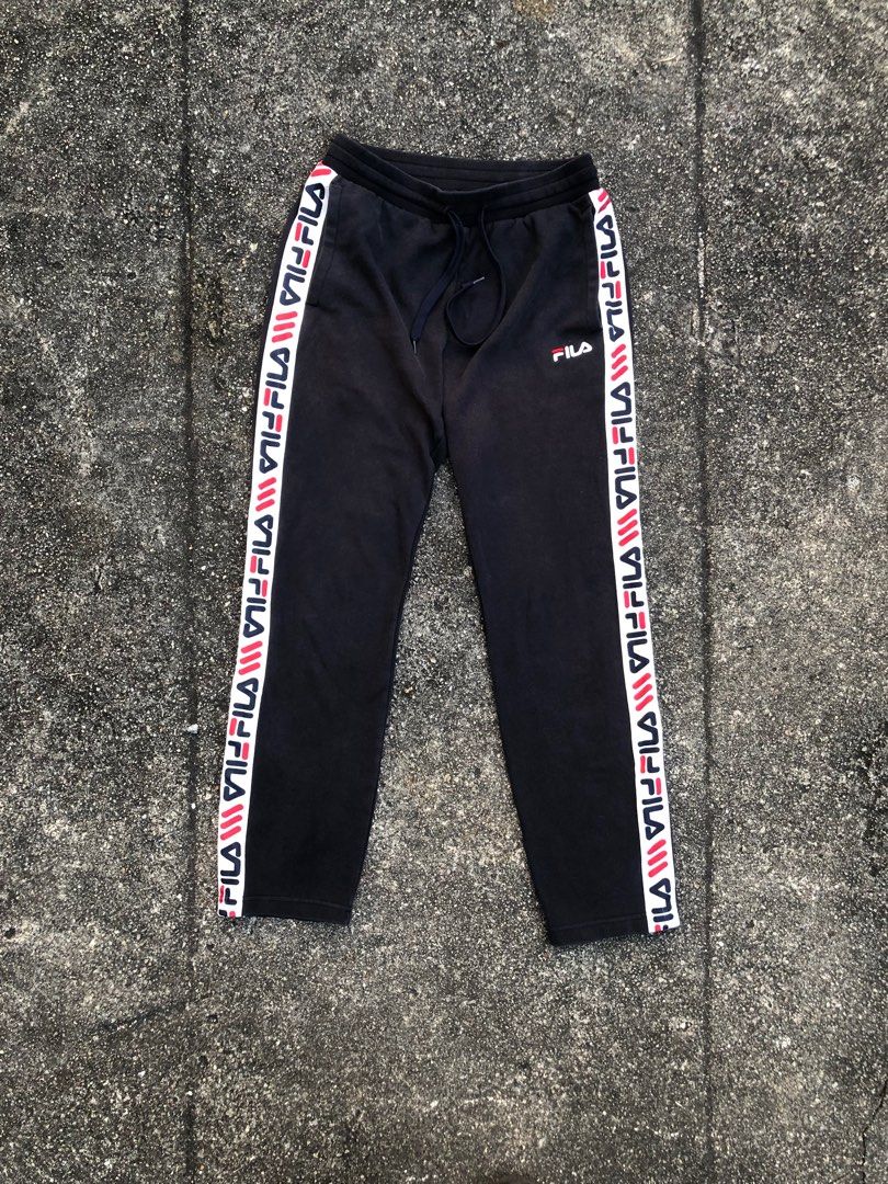 Fila side best sale tape pants