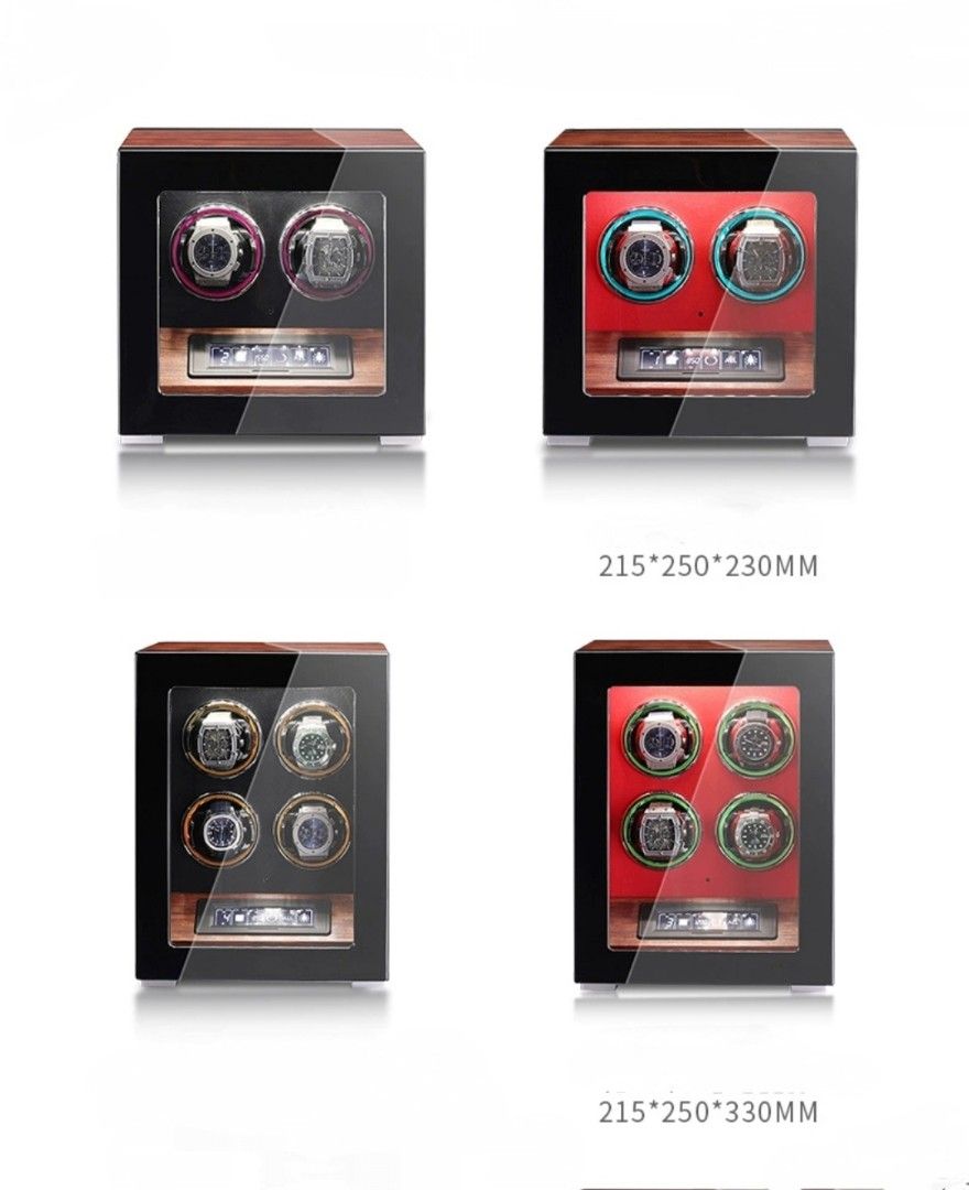 Premium Fingerprint Lock Sensor Automatic Watch Winder with Touch