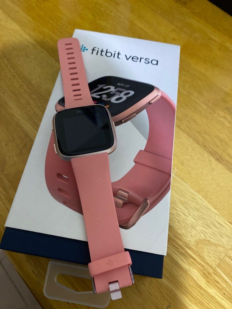 Fitbit versa 2 peach rose 2025 gold