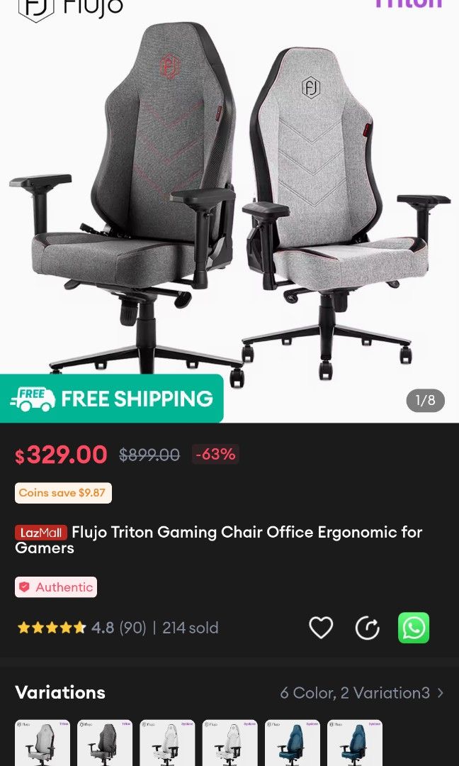 Triton shop gaming chair