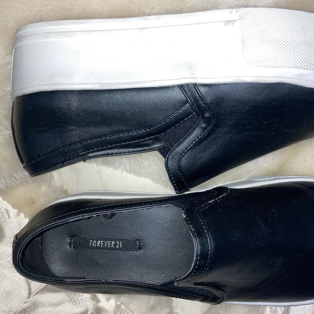 Black sneaker wedges forever 21 sale
