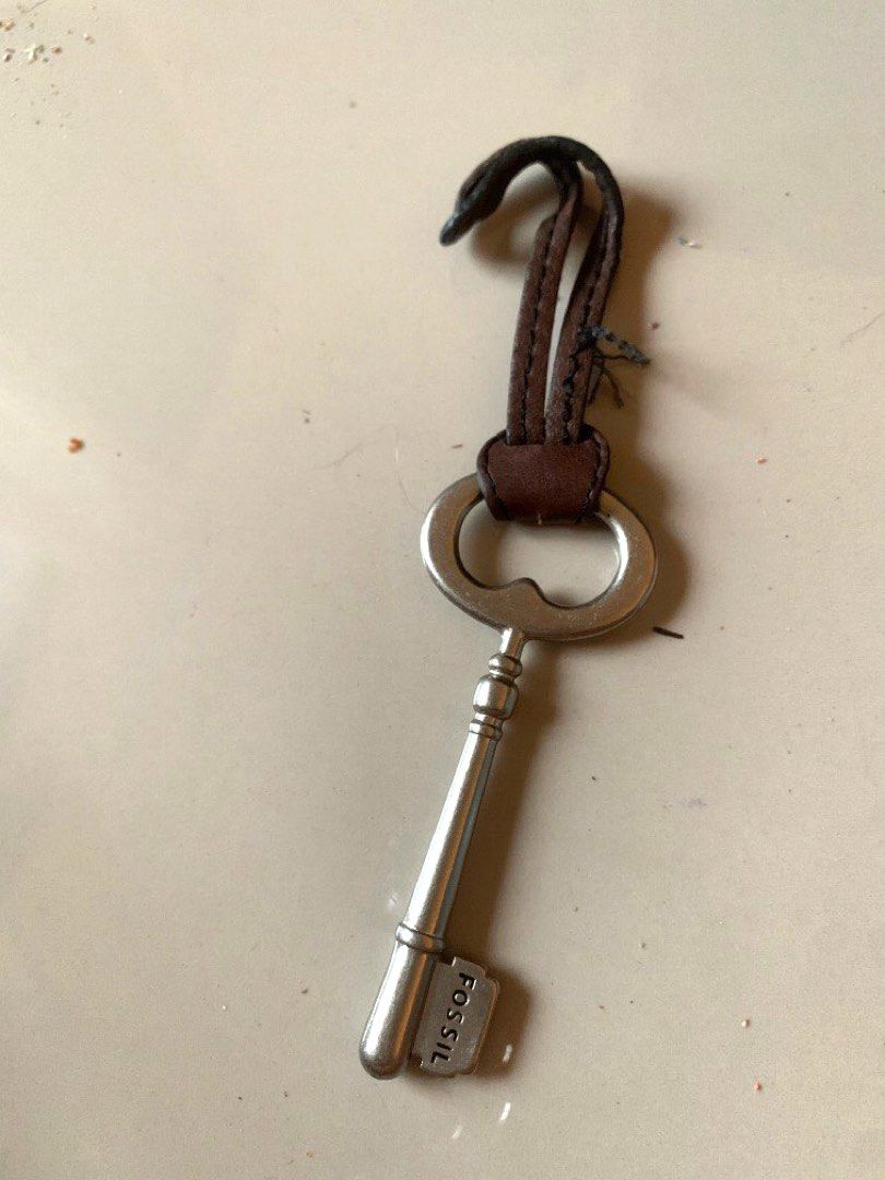 Fossil key hotsell charm