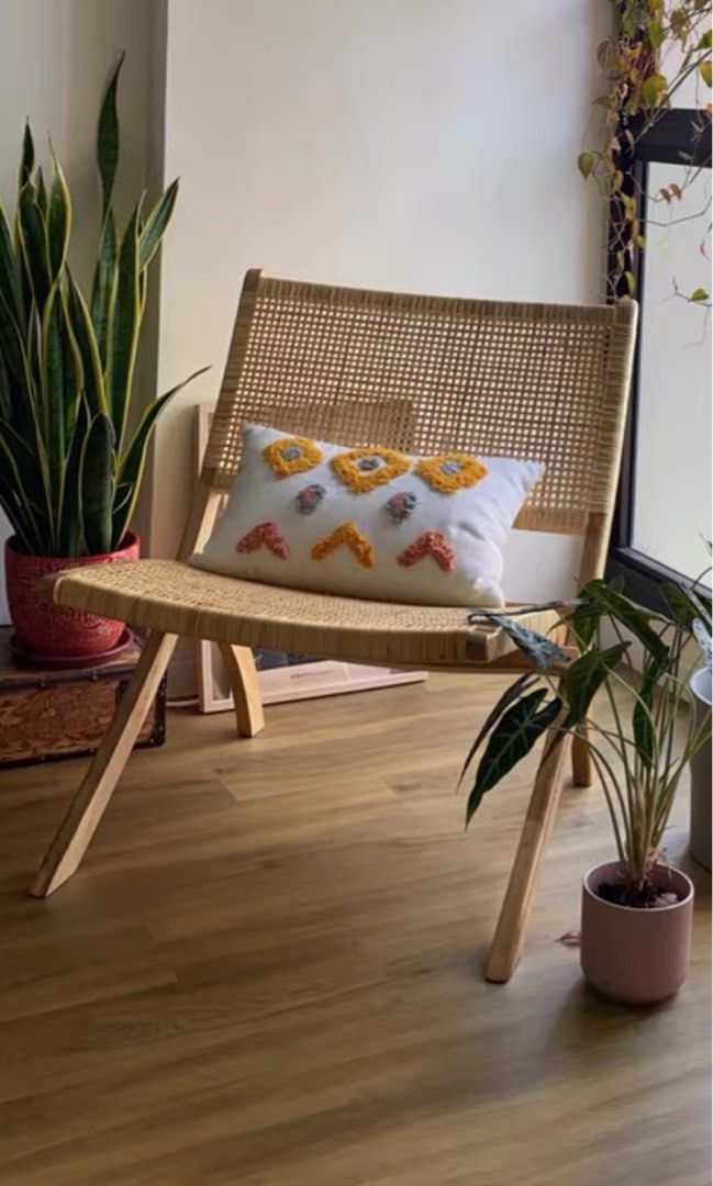 Gabby Rattan Chair, Furniture & Home Living, Furniture, Chairs on Carousell