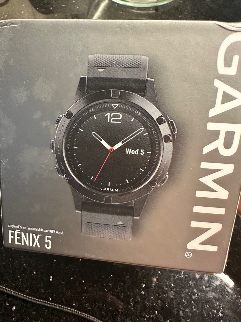 Garmin fenix sales 5 sapphire black