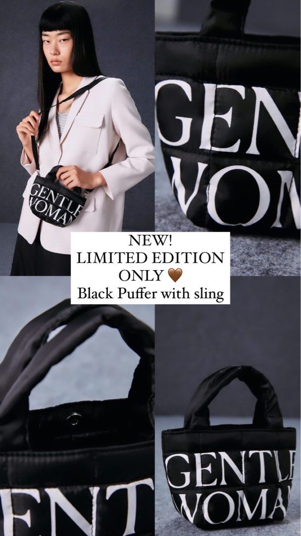 Gentlewoman Puffer with Sling (Category: Tote Bags) located in Taguig. Submitted by caduceusrn (Listing ID 1258637023, Image 2). Description: LIMITED EDITION Gentlewoman Puffer with Sling! IN-TRANSIT.