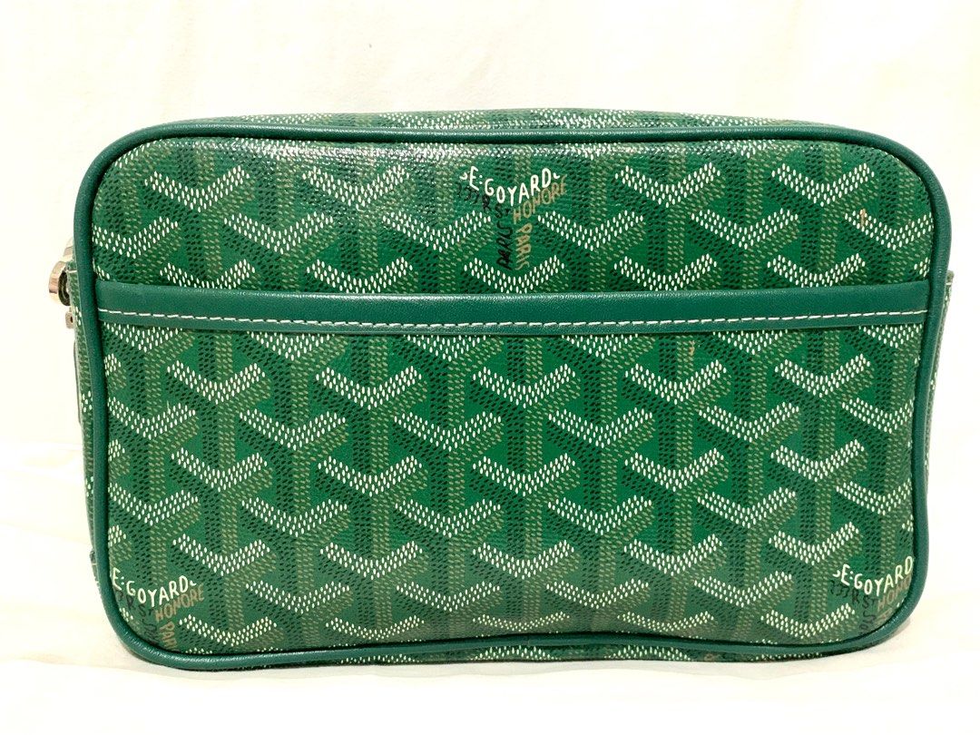 Goyard Cap Vert Crossbody Goyardine Green