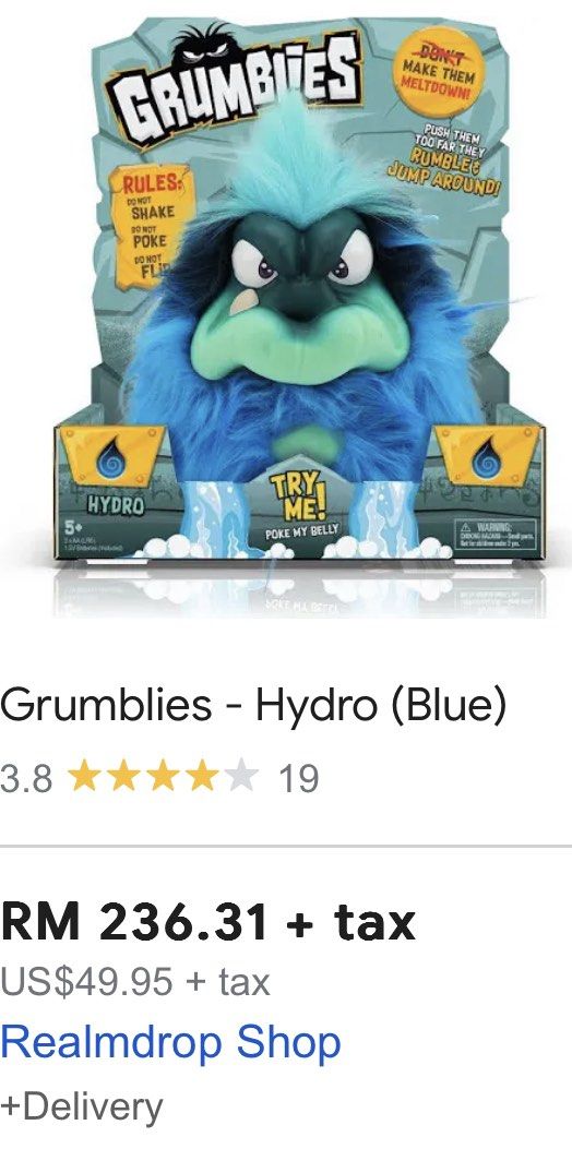 Grumblies hotsell age range