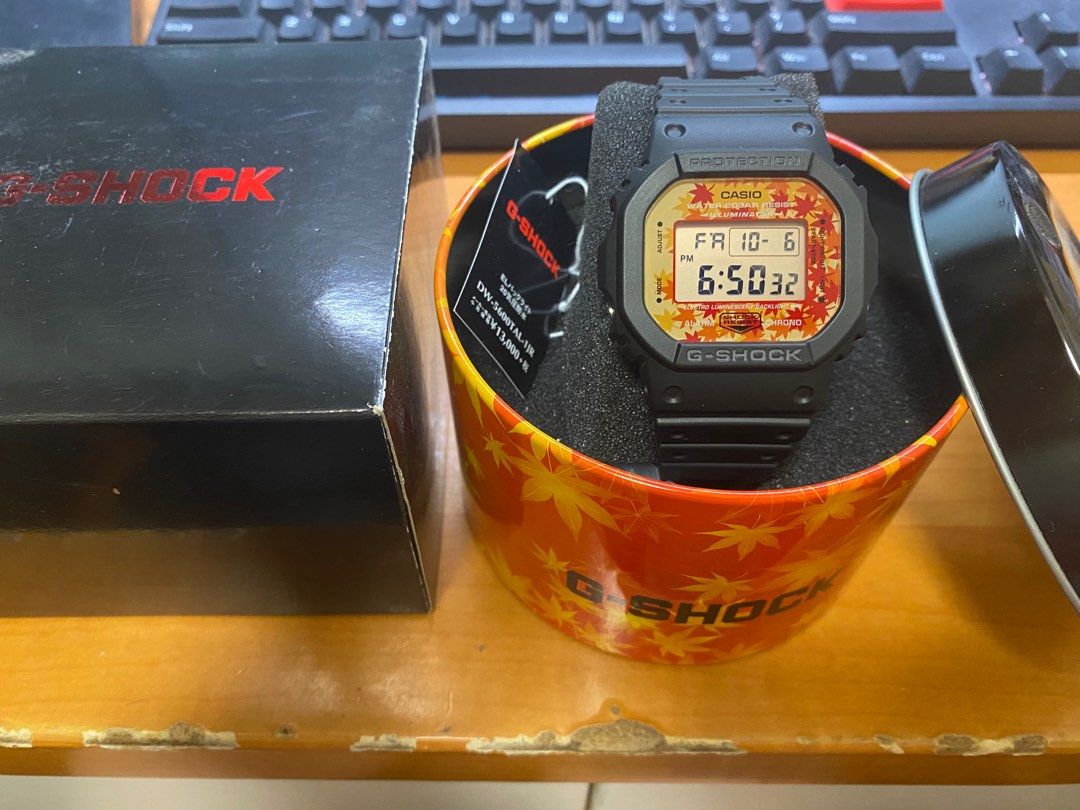 超激得好評未使用 送料無料G-SHOCK DW-5600TAL-1JR 紅葉 限定モデル 腕時計(デジタル)