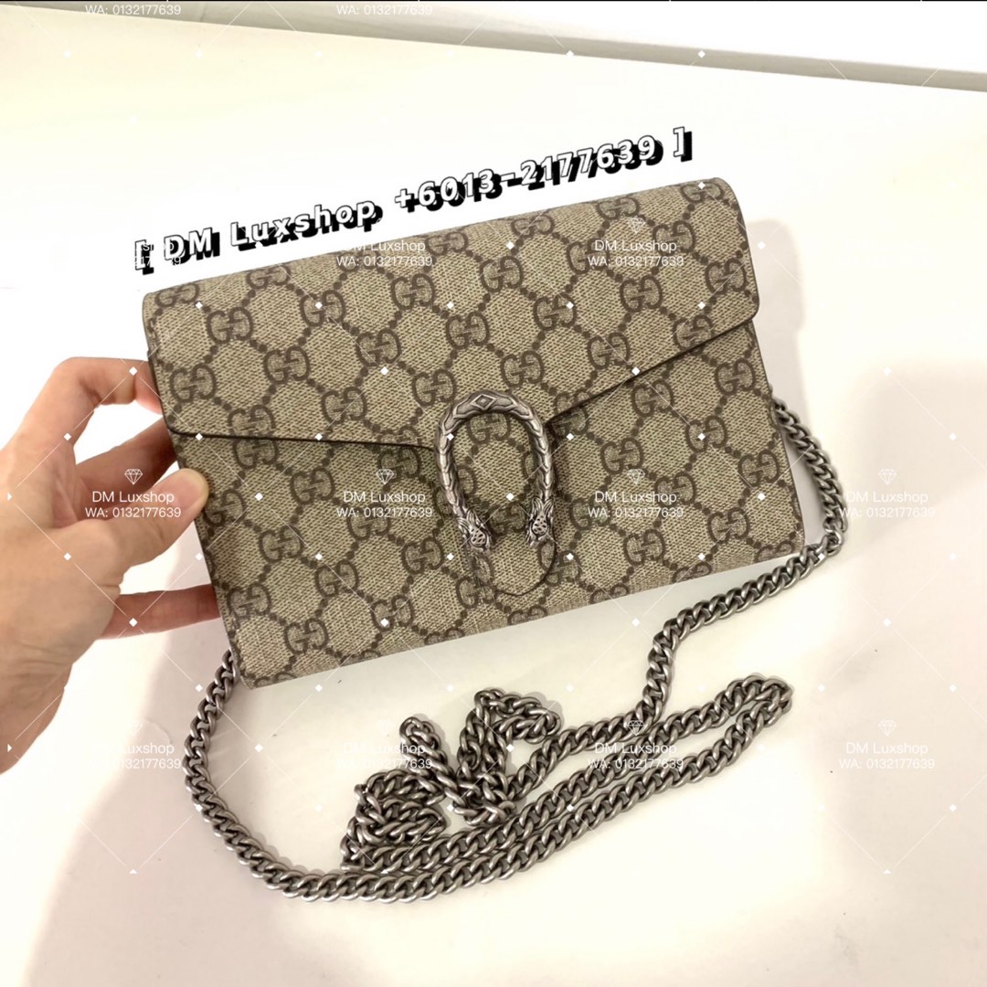 Pre-order] GUCCI Dionysus WOC (Red / Gold), Luxury, Bags & Wallets on  Carousell