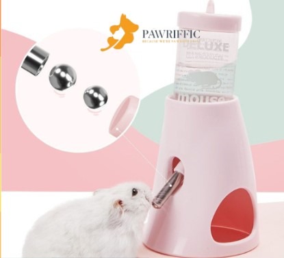 Standing hamster water on sale bottle
