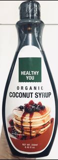 Healthy You Organic Coconut Syrup 250mL For Pancake, Waffle, Oatmeal, Sweetener