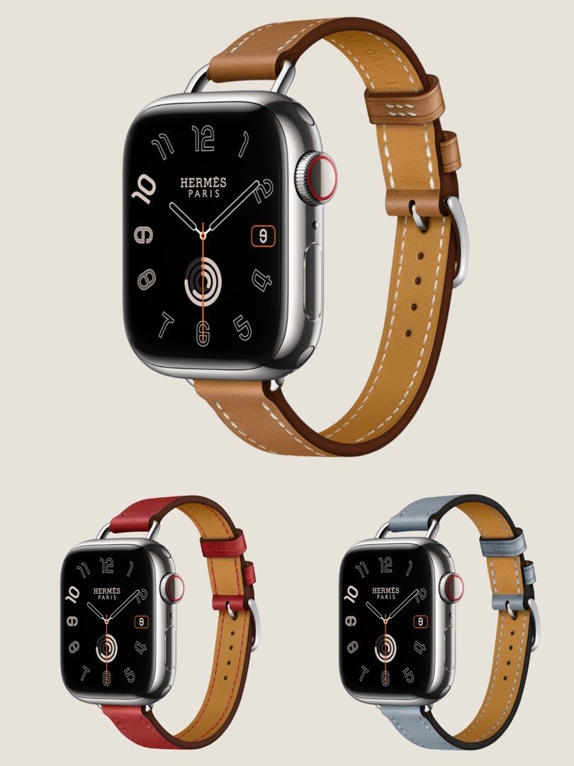 Hermes apple watch S9/ 愛馬仕手錶/蘋果智能手錶/運動手錶，41mm/45mm