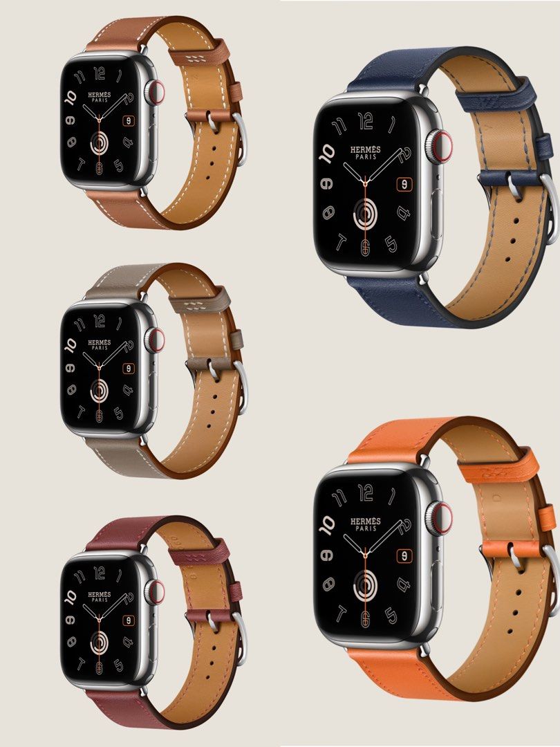 Hermes apple watch S9/ 愛馬仕手錶/蘋果智能手錶/運動手錶，41mm/45mm