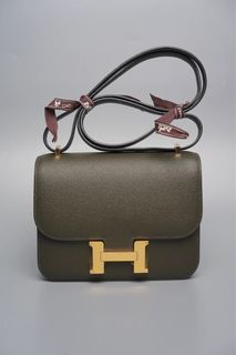 Hermès Constance 18 Rouge H Evercolor Gold Hardware GHW — The French Hunter