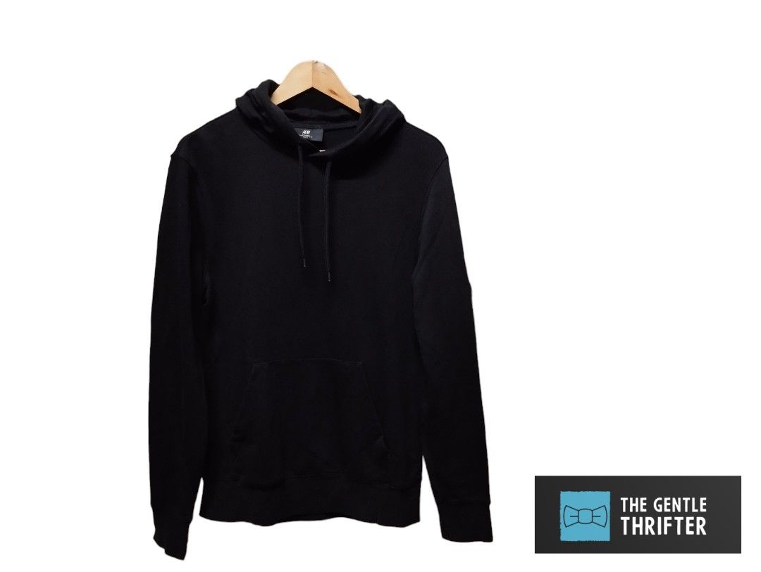 Plain black clearance hoodie h&m