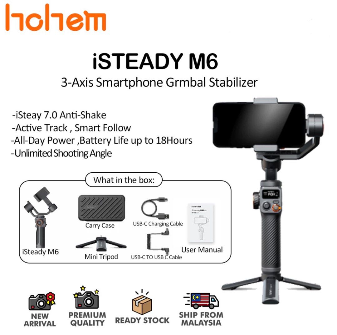 Hohem iSteady M6 Kit Gimbal Stabilizer Review