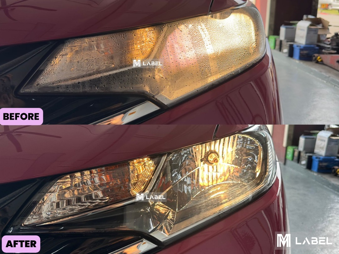 Honda Jazz New Headlight Lens Cover Replacement, Car Accessories, Car