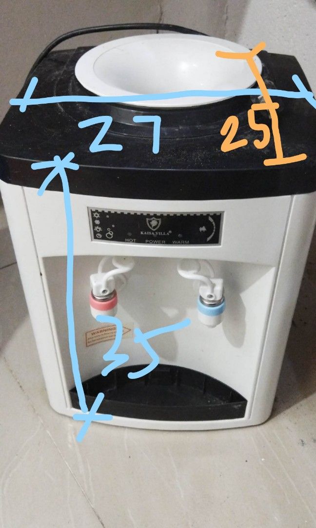 Hot & WARM Mini Water Dispenser (Pickup Only), Furniture & Home Living, Kitchenware & Tableware