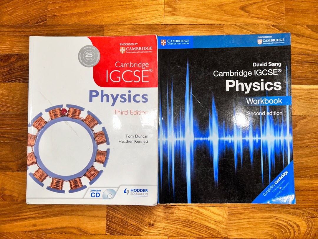 IGCSE Physics third edition textbook & second edition workbook, Hobbies ...