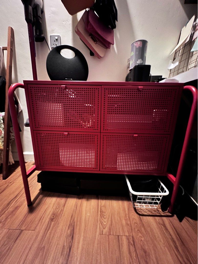 Ikea top red cabinet