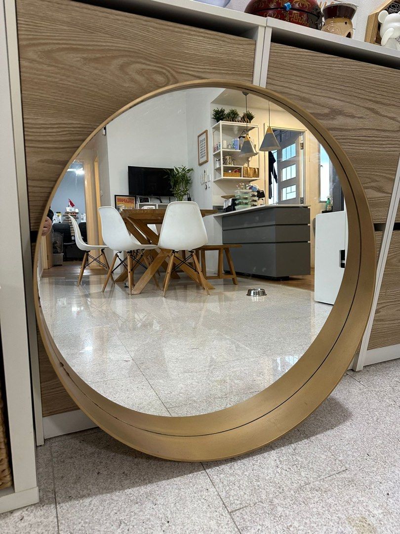 Ikea wall mirror furniture home living home decor mirrors on carousell