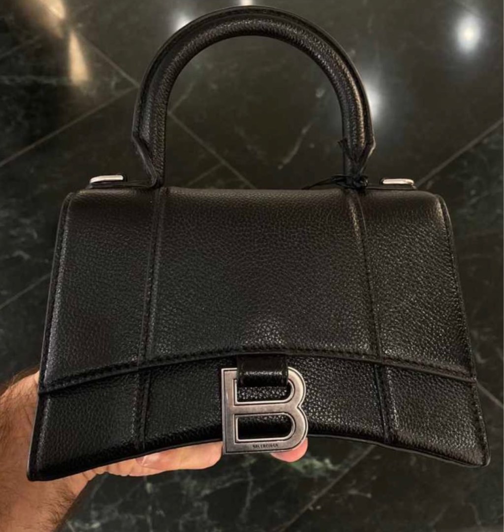 Balenciaga Hourglass XS top handle pink graffiti, Luxury, Bags & Wallets on  Carousell