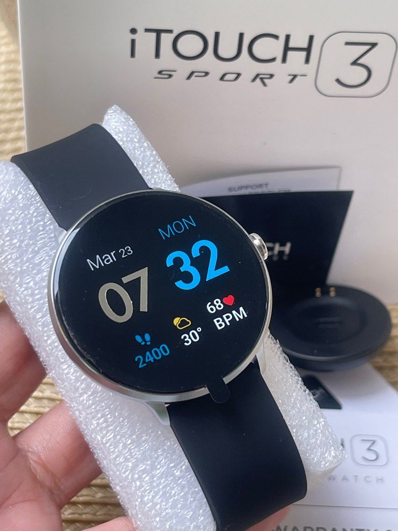 Itouch sport round on sale smartwatch