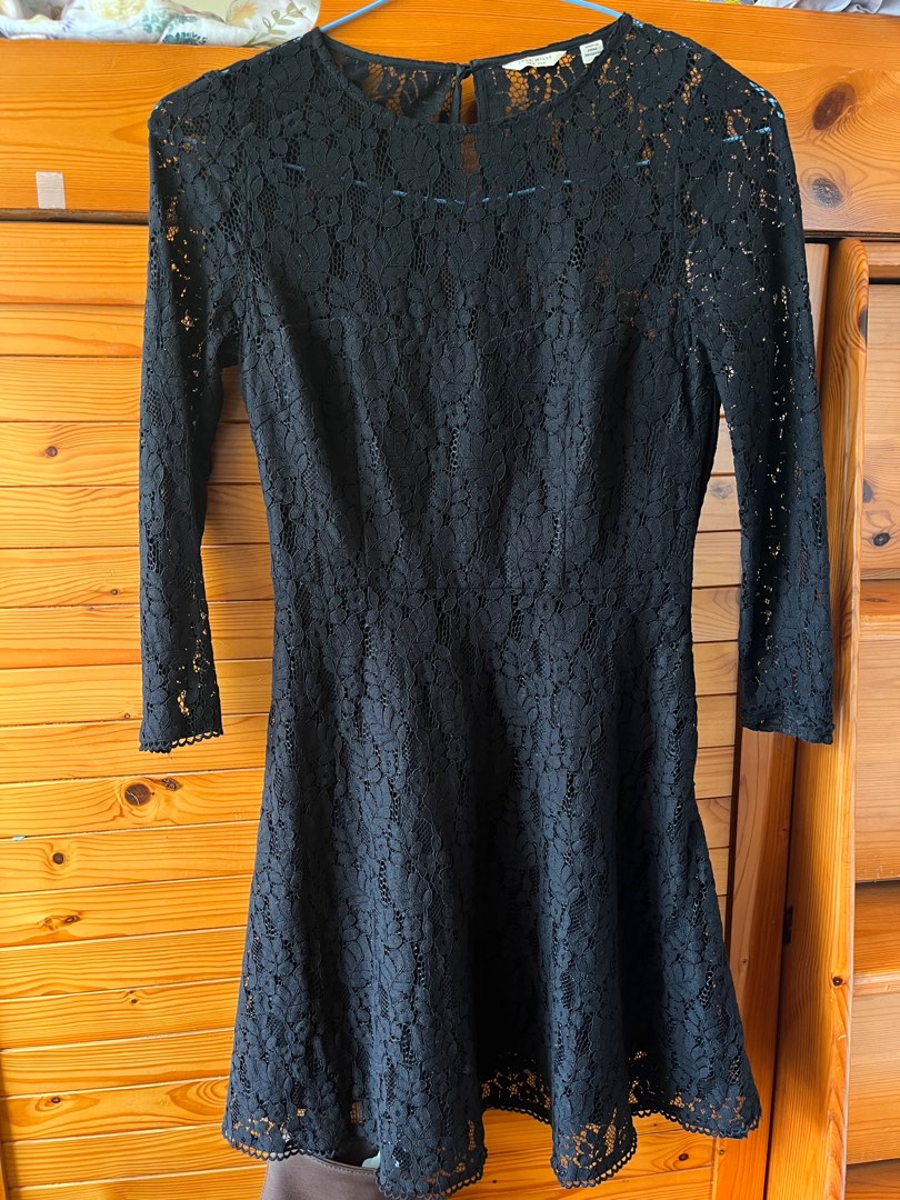 Jack Wills Black Lace dress Carousell