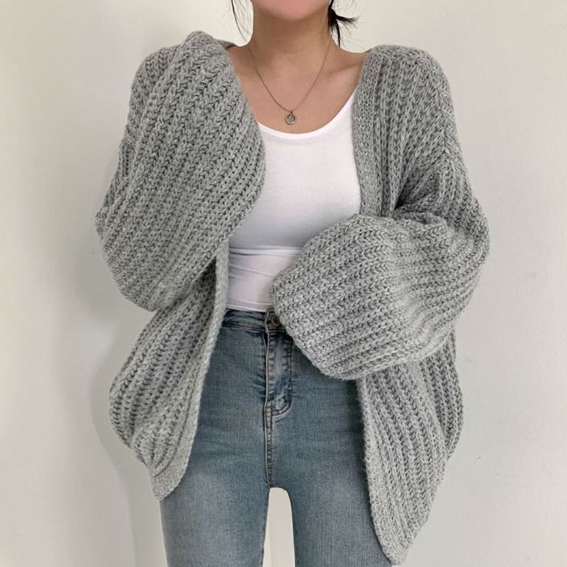 Cardigan knitwear top