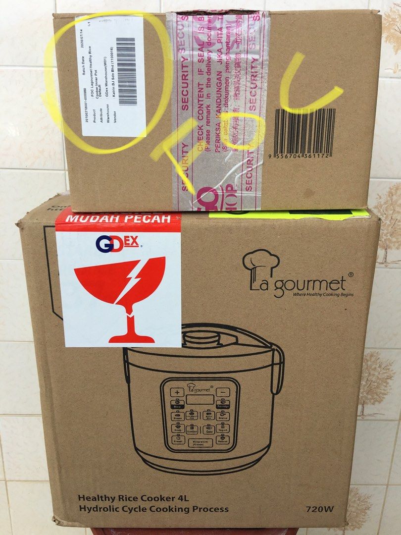 La Gourmet healthy rice cooker 4L, TV & Home Appliances, Kitchen