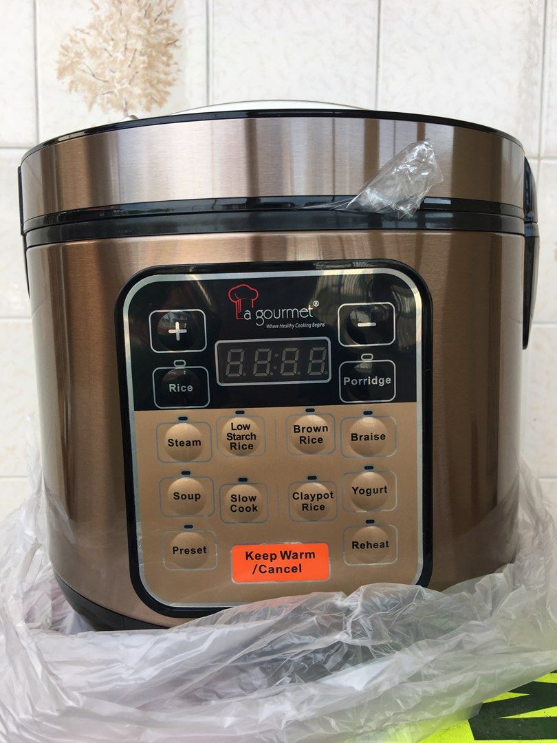 La Gourmet healthy rice cooker 4L, TV & Home Appliances, Kitchen