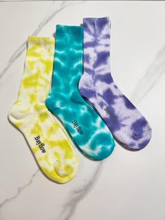 特價 - Last one each 現貨- 日本 Bay Flow Tie Dye Socks 扎染中筒襪 （Size: 24 - 29 cm) $30/1629376388407071112