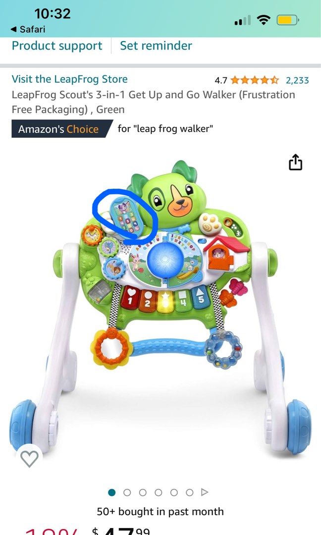 Leapfrog 3 in 1 walker clearance