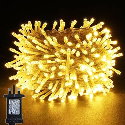 Pack 2 Battery Operated Mini Led String Lights with Timer 6Hours on/18Hours  Off,Indoor Led Fairy Lights for Christmas Wedding Party Lighting