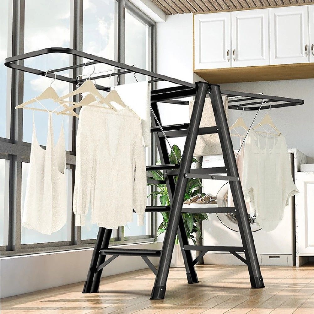 Ladder clothes rack hot sale