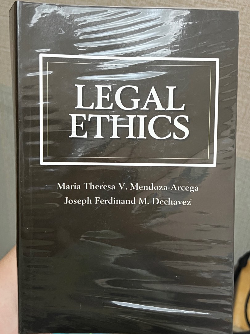 Legal Ethics by Justice Arcega and Atty. Dechavez, Hobbies & Toys