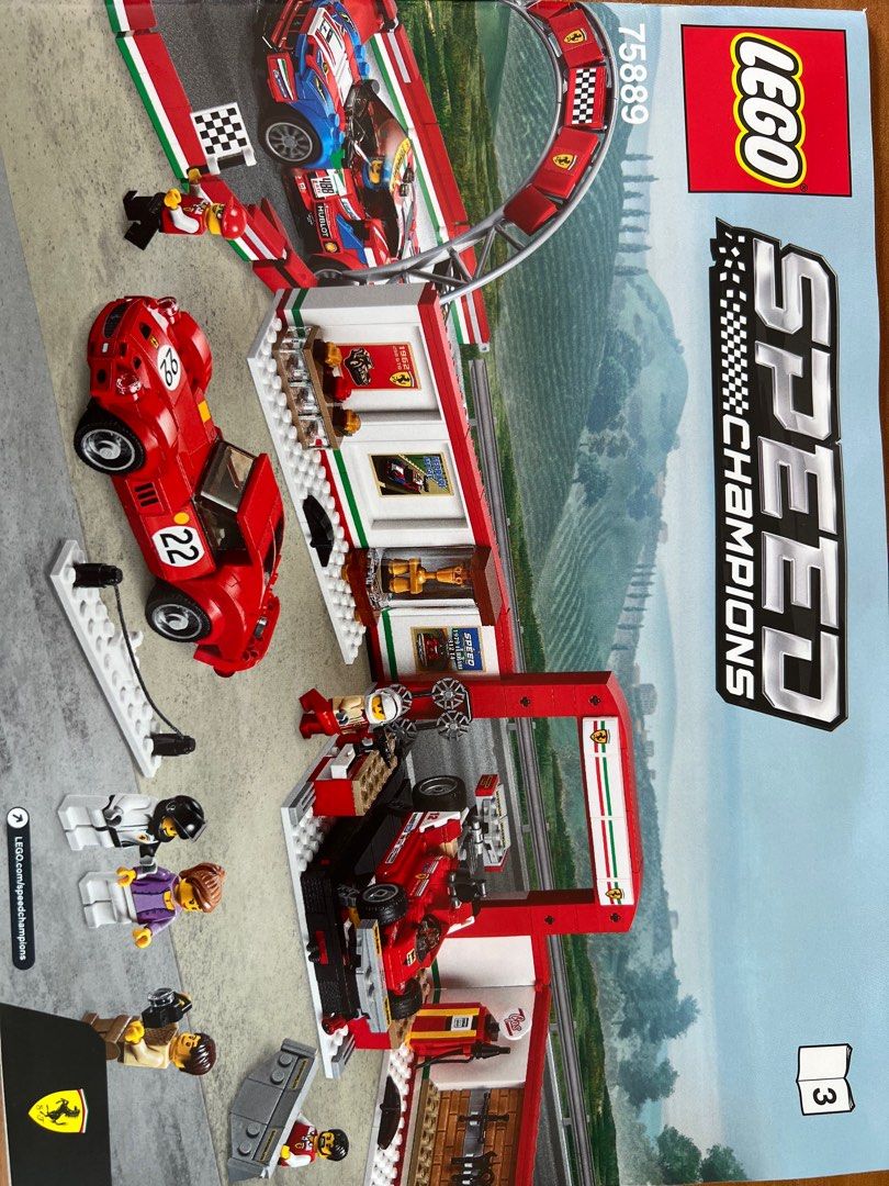 Lego 75889 Ferrari Speed Champions ultimate garage Hobbies Toys