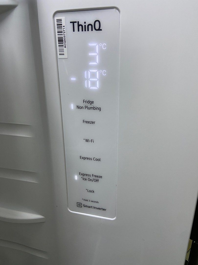 LG GSL6172PZ Side by Side Fridge with Smart Inverter Compressor in Platinum Silver (617L) 2