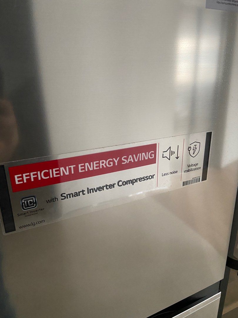 LG GSL6172PZ Side by Side Fridge with Smart Inverter Compressor in Platinum Silver (617L) 2