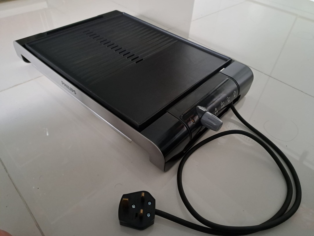 LIGHTLY USED Philips Table Grill HD4419/20, TV & Home Appliances, Kitchen Appliances, BBQ